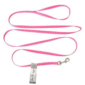 Pet Attire Styles Polka Dot Pink Dog Leash