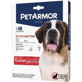 PetArmor Flea and Tick Treatment for X Large Dogs (89