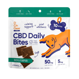 D Oh Gee CBD Daily Duck & Pumpkin Bites 150MG CBD Per Bag (30 Count)