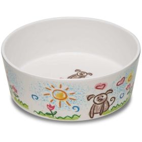 Loving Pets Dolce Moderno Bowl Puppy Forever Design (Option: Small)