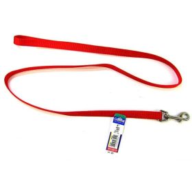 Coastal Pet Nylon Lead Red (Option: 4' Long x 5/8" Wide)