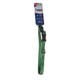 Tuff Collar Nylon Adjustable Collar Hunter Green (Option: 8"x12" Long x 3/8" Wide)