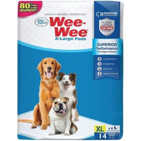 Four Paws X Large Wee Wee Pads 28" x 34" (Option: 14 count)