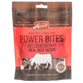 Merrick Power Bites Soft & Chewy Dog Treats (Option: Real Texas Beef Recipe)