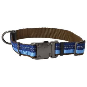 K9 Explorer Sapphire Reflective Adjustable Dog Collar (Option: 12")