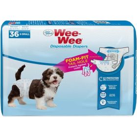 Four Paws Wee Wee Disposable Diapers (Option: X Small)