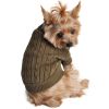 Dog Cable Knit 100% Cotton Sweater