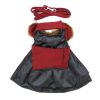 Wool Fur-Trimmed Dog Harness Coat by Doggie Design